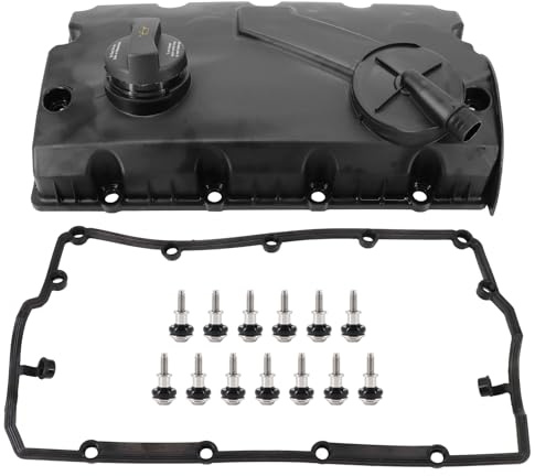 Dokili Ventildeckel Zylinderkopfhaube für Au-di A4 A6 V.W Transporter Shar#an Pa#ssat Sko-da Superb Seat Alhambra 1995-2017 038103469AE