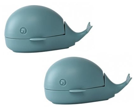 OFFSCH 2stücke Whale Cartoon Laundry Cleaning Brush Easy-to-Remove Shoe Cleaning Broom for Pretreating Stains Clothes Hats and More