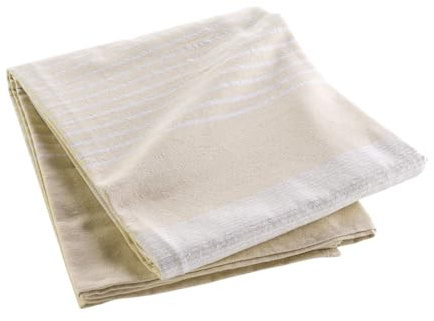 Douceur d'Intérieur, Tagesdecke, 220 x 240 cm, Natur, Baumwolle & Polyester, gewebt