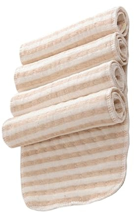 4 Stück Stoffwindel-booster-pads Wiederverwendbare Spucktücher Papierlose Tücher Für Feuchtigkeitsbarriere