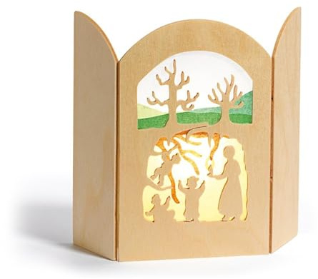 Ostheimer - 5520021 - Transparent Wurzelkinder, Holz, 20,5cm x 16,5cm
