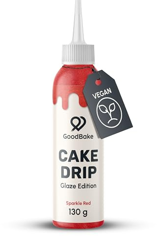 GoodBake Cake Drip Glaze 130g Rot | Kuchenglasur vegan & laktosefrei