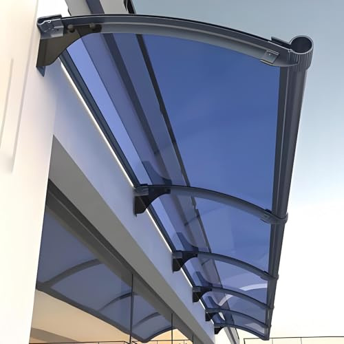 Terrace Awning Blue 60x240cm Balcony Cover Sunshade Canopy Pergola Side Outdoor Shade Patio Markise Weather Protection Awning