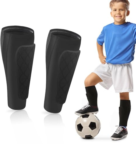Rutschfestem Silikon-Grip & Reflexstreifen für Jugendtraining & Wettkampf (Black, xs)