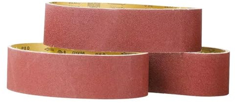 Cintas lijadoras, Bandas De Lijado for Lijadora Banda 100x915mm Grano 40-400 Paquete 5 Rojo(5pcs Grits 320)
