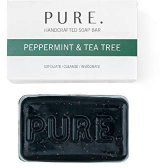 Athlete 4oz Bar Soap | Antibacterial | Antifungal (Cooling Tea Tree & Peppermint)