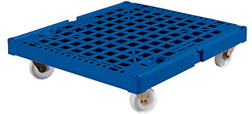 E.S.B. Transportroller XL - Tragfähigkeit 500 kg, LxBxH 810 x 720 x 195 mm, enzianblau