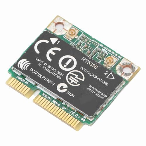 Annadue Carte réseau sans Fil RT5390 pour Ordinateur RT5390 SPS 630703‑001, Adaptateur WiFi Mini Carte réseau PCIE 802.11N, Facile à Transporter et à Ranger.