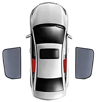 Auto Sonnenschutz Vorhang FüR VW T-ROC 2018-2019, Seitenscheibe Heckscheiben UV Schutz Sonnenblende Mesh SchüTzt Mitfahrer Baby Kinder Sonnenschutzrollos