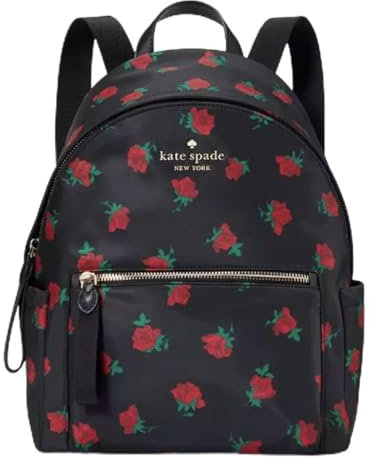 Kate Spade Women's Chelsea Medium Backpack in Rose Toss Print, Rose Toss Print, Modern