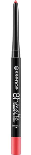 Essence Cosmetics 8H Matte Comfort Matita Labbra, Lunga Durata, Risultato Istantaneo, Opaca, 0.3 g