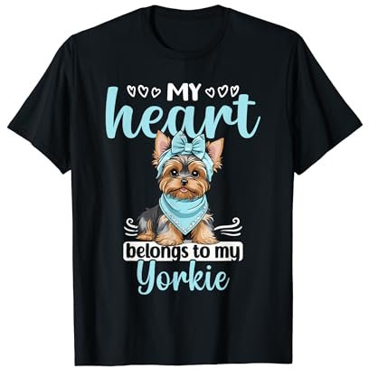 Teacup Yorkie Harness Plush Food Yorkshire Terrier Teacup T-Shirt