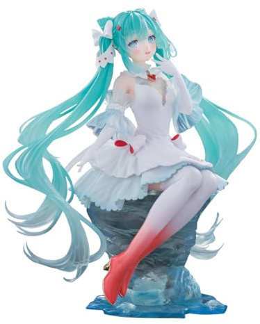 Banpresto BP29174P Action Figure Hatsune Miku Evolve Clearluxe-Clione 18 cm, multicolore, statuetta da collezione, ideale per i fan degli anime