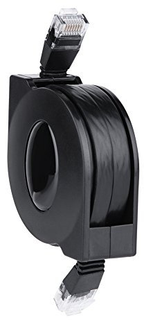 Retractable Ethernet Cable Cat6, Cat 5E Retractable Retractable Ethernet Cable 5M Smart Retractable Design And Integrated Junction Box, B7Oeb32I, Rj45 5 Meter Retractable Reel For Fast Transmission Sp