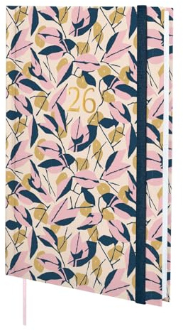 Finocam - Terminplaner 2026 Wochenansicht Vertikal | Januar–Dezember (12 Monate) | Jahresterminplaner 2026 | Gepolsterter Festeinband Berlin - Blätter - International