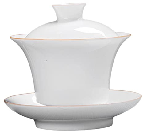 Luxshiny Té Gaiwan Cerámica Tapa Vajilla De Té De Kung Fu Hogar Taza De Para Obsequio De Empresa