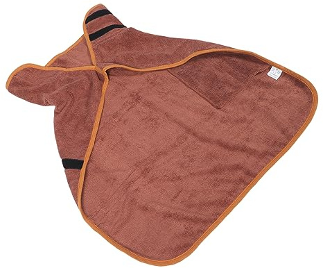 HEMOTON Hundebademantel Aus Polyester Waschbar Und Atmungsaktiv Bequemer Haustieranzug Für Kleine Hunde Und Welpen Zum Trocknen Für Alltag