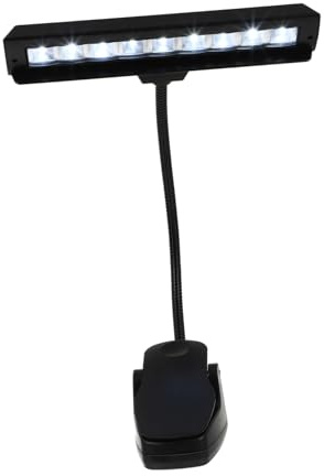 SOPOTUTU LED Lámpara de Lectura Plegable con Clip USB Protección Luz Cálida para Escritorio Dormitorio y Estudio