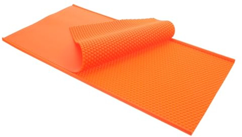 VICASKY Bienenwachs Pressform DIY Bienenwachsplattenform Flexible Wabenbasis Orange Für Imker und Bastler Einfach zu Reinigen Langlebig und Vielseitig für Bienenbeute