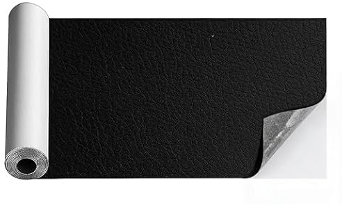 STAVHERT flicken selbstklebend stoff, 10x150cm Stoffflicken Selbstklebend Reparaturflicken, Wasserdichte Nylon Flicken Selbstklebender Stoff Reparaturflicken für Zelte, Daunenjacke, Tasche (Schwarz)