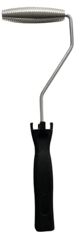 Ziociura Rodillo para Fibra de Vidrio, Rodillo para Laminación de Resina de Fibra de Vidrio, Herramienta Manual, Profesional, Cabezal de Aluminio para, 100 Cm X 1.5 Cm