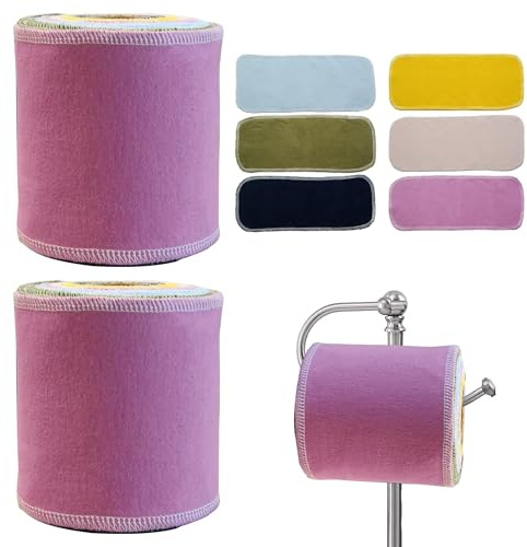 LUXCAELY Wiederverwendbares Toilettenpapier, waschbare Rolle - 60 Stück, saugfähige Bidet-Tücher, nachfüllbar, papierlose Handtücher für Wohnmobil, Wohnmobile, kein Abfall, Toilettenpapier Handtücher