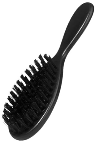Hohopeti Multifunktionale Bartbürste und Friseurbürste aus Nylon und Abs mit Komfortablem Griff Geeignet für Bart und Haare im Friseursalon und Barbiergeschäft