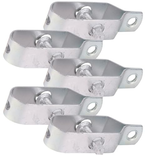 WEKADRIN Tenditore di Fili Metallici in Acciaio Antiruggine 90mm, Set da 5 Pezzi, Utensile per Tensionare Funi e Cavi per Uso Agricolo, Industriale e Ricreativo