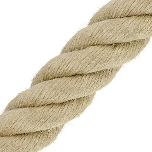 Kanirope Spinnwist - Cuerda para pasamanos (diámetro de 40 mm, se vende por metros), color beige