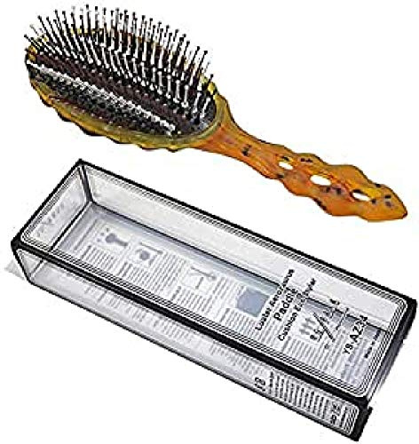 Y.S. Park Luster Aerozaurus Paddle Cushion Eco Styler Cepillo para el pelo, color ámbar, 0,13 kg