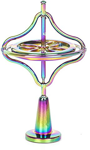 CHANGAIDA Metallkreisel Anti-Schwerkraft-Kreisel Balance-Spielzeug Geschenk (bunt)