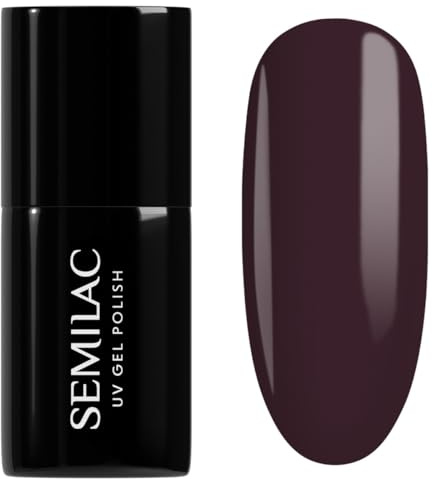 Semilac UV Nagellack Hybrid 412 Earth Borwn 7ml Kollektion Into Her Tenderness