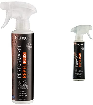 Grangers Performance Repel | 275ml Waterproof Spray | Durable Waterproofer for all Outdoor Clothing | Hiking | Waterproof Jacket | 100% Recycled
