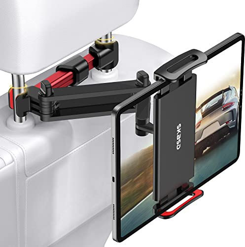 Tablet Halterung Auto,Tablethalterungen Auto - Ausziehbare KFZ Tablet Halter Kopfstütze,Universal 360° DrehungTablet Kopfstützenhalter für iPad,Switch,Sumsung Tab,Smartphone und 4,7-13 Zoll Geräte