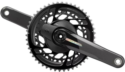SRAM Force D2 2X Wide Power Meter Kurbelgarnitur, Geschwindigkeit 12, Spindel:28.99mm, BCD:Direct Mount, 43/30, Dub, 177.5mm, Schwarz