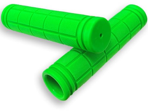FRSOHEWIN Cykelhandtag, handtag för styre,ergonomiskt, gummi, cykelstyre, halkfria för cykel, MTB, stadscykel, mountainbike, 1 par, 120 mm, grön