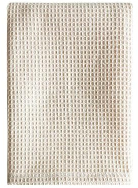 Wisafory 35 x 35 cm Geschirrtücher aus 100% Baumwolle Weiche Waffeltücher Geschirrhandtücher Waffelpique Küchenhandtücher Saugfähig Küchentücher Putzlappen Spüllappen Trockentücher Beige 4 Stück