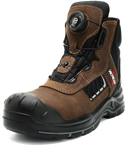 VULTREAK S3 SRC HRO Uomo Stivali da lavoro con punta composita, Scarpe da Lavoro con Punta in Acciaio 37-47 EU