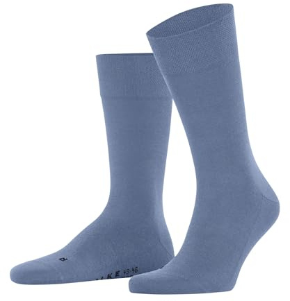 FALKE Sensitive New York M So lyocell puños sin presión 1 par, Calcetines Hombre, Azul Sky Blue 6876, 43-46