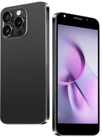 DEMANN GMBH Téléphone déverrouillé, écran 5,0 Pouces, 2 Go de RAM + 16 Go de Rom/TF 128 Go, Double Appareil Photo, Support 4G LTE FDD TDD, Double Carte SIM, idéal pour Les débutants.（25black）