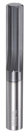 QUARKZMAN Hartmetall-Einstech-Reibahle 0.38 9.65mm Durchmesser Schwarz | Maschinen-Reibahle, Werkzeug, Gerade Nut, Gerader Schaft, Für Metall Und Drehmaschinen CNC-Bearbeitungszentren