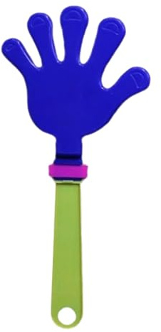 Generisch Handklatscher Lärmmacher Partyklatscher Jubelklatscher für Feiertagsveranstaltungen Sportevents gemischte Farben DIY Kunsthandwerk (19cm)