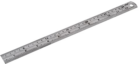 Rolson 50824 300mm Stainless Steel Ruler