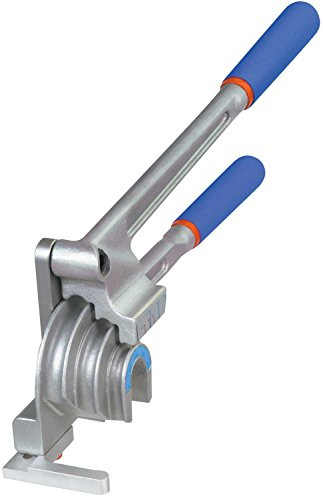 Imperial Stride Tool 370-FHC 3/16, 1/4, 3/8, 1/2, Alum, Copper, Steel Triple Header 180 degree Benders, Silver/Blue