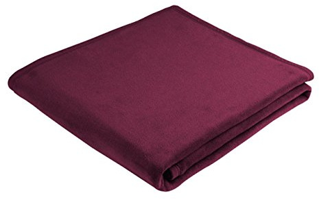 Biederlack bocasa 38202 Thermosoft dunkelrot ca. 150 x 200 cm 7% Baumwolle 7% Polyester 86% Dralon