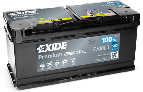 Exide EA1000 Premium Superior Power Autobatterie, lead acid, 12V 100Ah 900A (EN)