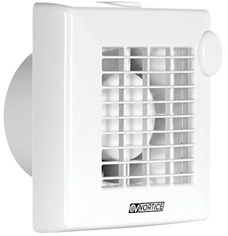Tourbillon 11211 vägg/glas spiraldammsugare med timer, vit