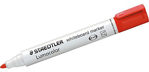 STAEDTLER Lumocolor Whiteboard-Marker 351, rot VE=6
