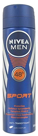 3 x NIVEA Men Deospray Sport, Anti-Transpirant - 150 ml