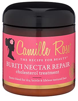 Camille Rose Buriti Nectar Repair Cholesterin-Behandlung, für trockenes, sprödes lebloses strukturiertes Haar, 8 oz